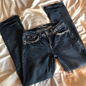 Sexy Couture Embellished Boot Cut Jeans